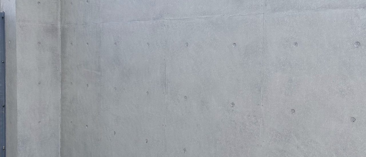 打ちっ放しコンクリートの5年検査時の写真
