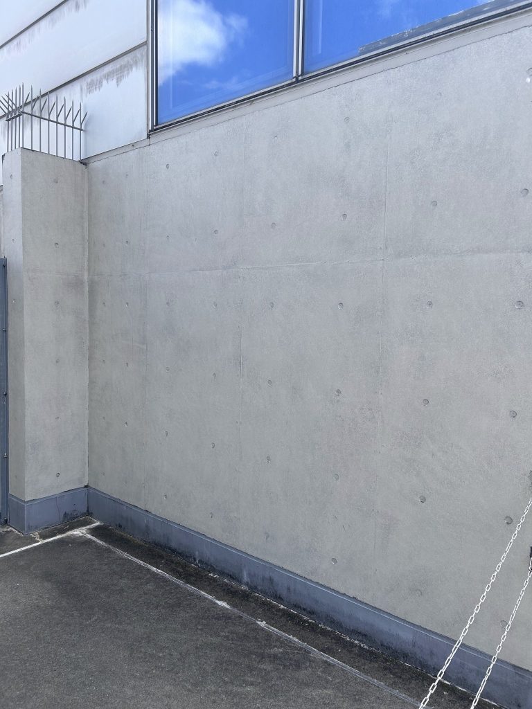 打ちっ放しコンクリートの5年検査時の写真